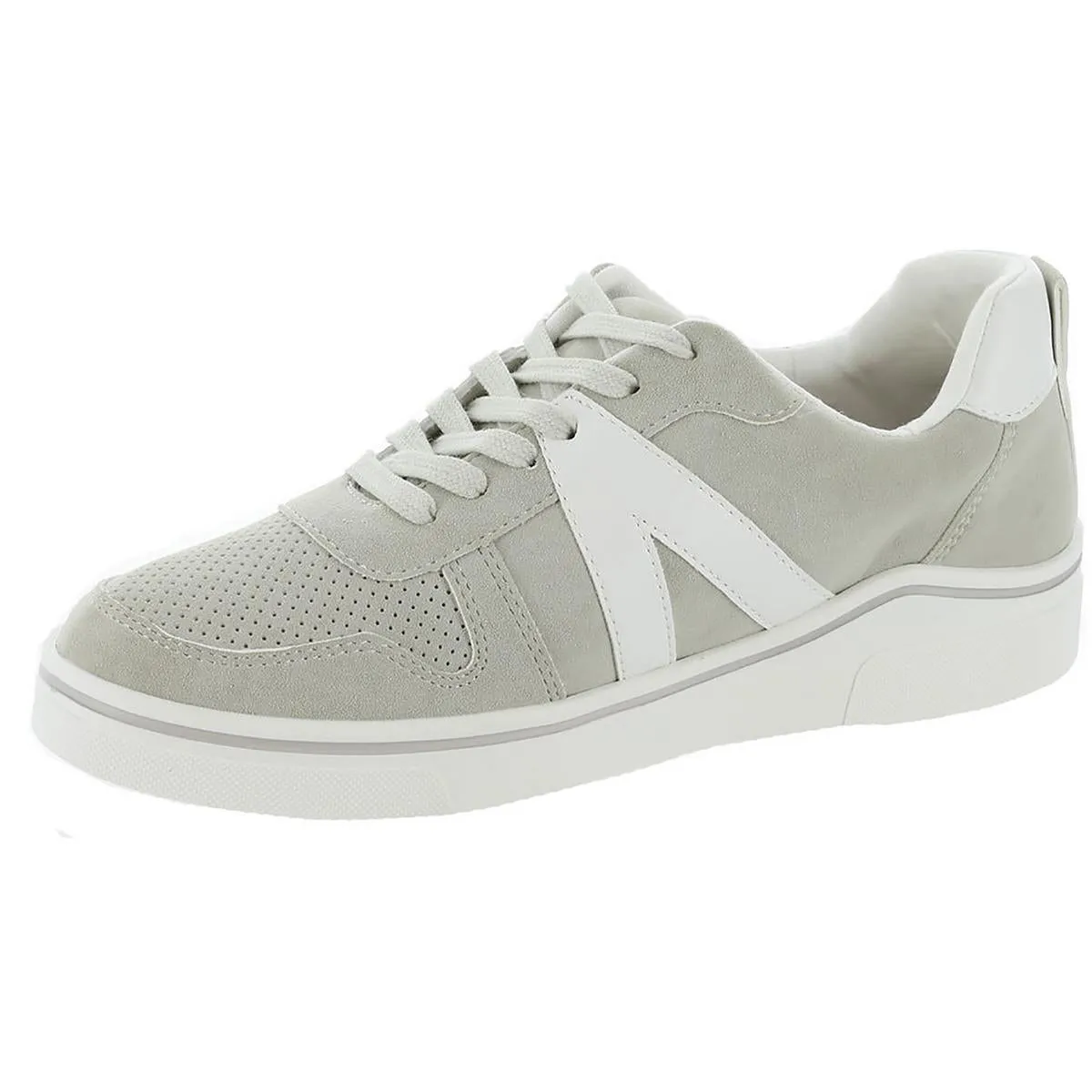 Alta Womens Lace-Up Faux Suede Casual And Fashion Sneakers