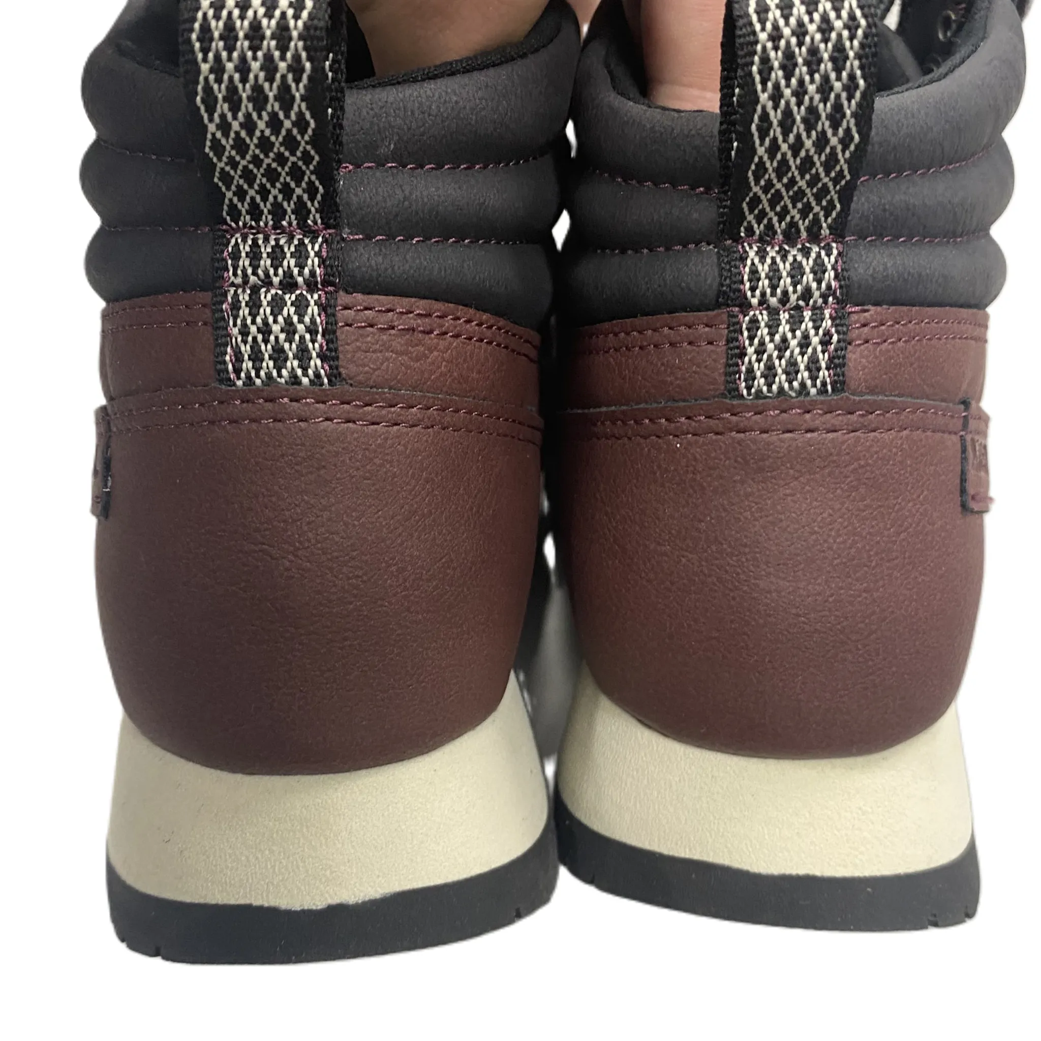 Boots Hiking By Merrell In Grey & Red, Size: 7.5