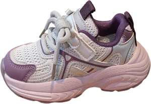 Kids Casual Sneakers for Boys Girls Running Sport Shoes Toddler Tennis Walking Tennis Casual Lace-Up Shoes