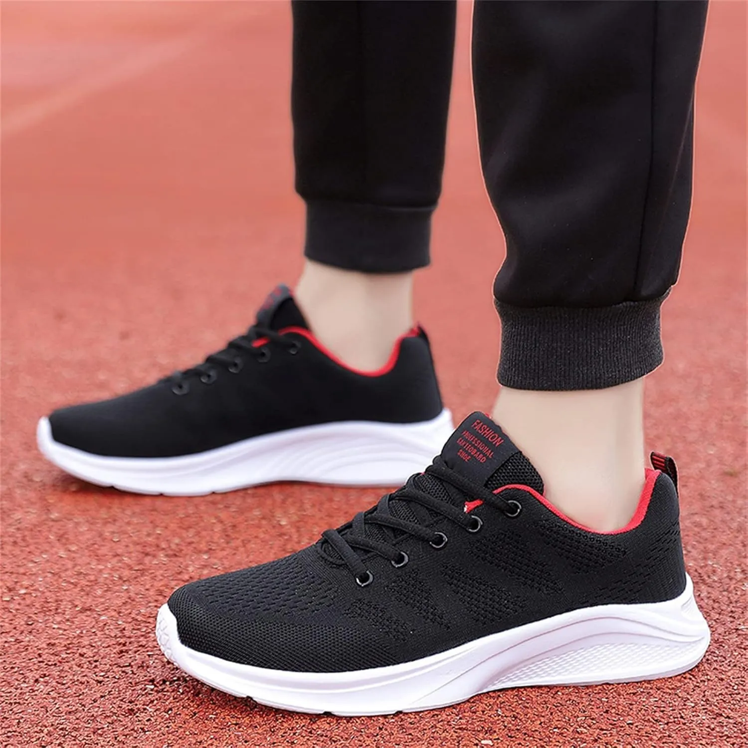 Mens Casual Running Sneakers,Brathable Non-Slip Walking Shoes for Men,Arch Support Low TOP Lace Up Fashion Sneaker for Long Standing Hiking Daily Work,Boys School Shoe Durable