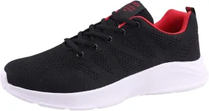 Mens Casual Running Sneakers,Brathable Non-Slip Walking Shoes for Men,Arch Support Low TOP Lace Up Fashion Sneaker for Long Standing Hiking Daily Work,Boys School Shoe Durable