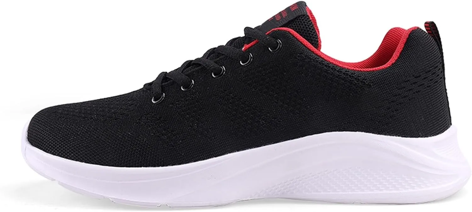 Mens Casual Running Sneakers,Brathable Non-Slip Walking Shoes for Men,Arch Support Low TOP Lace Up Fashion Sneaker for Long Standing Hiking Daily Work,Boys School Shoe Durable