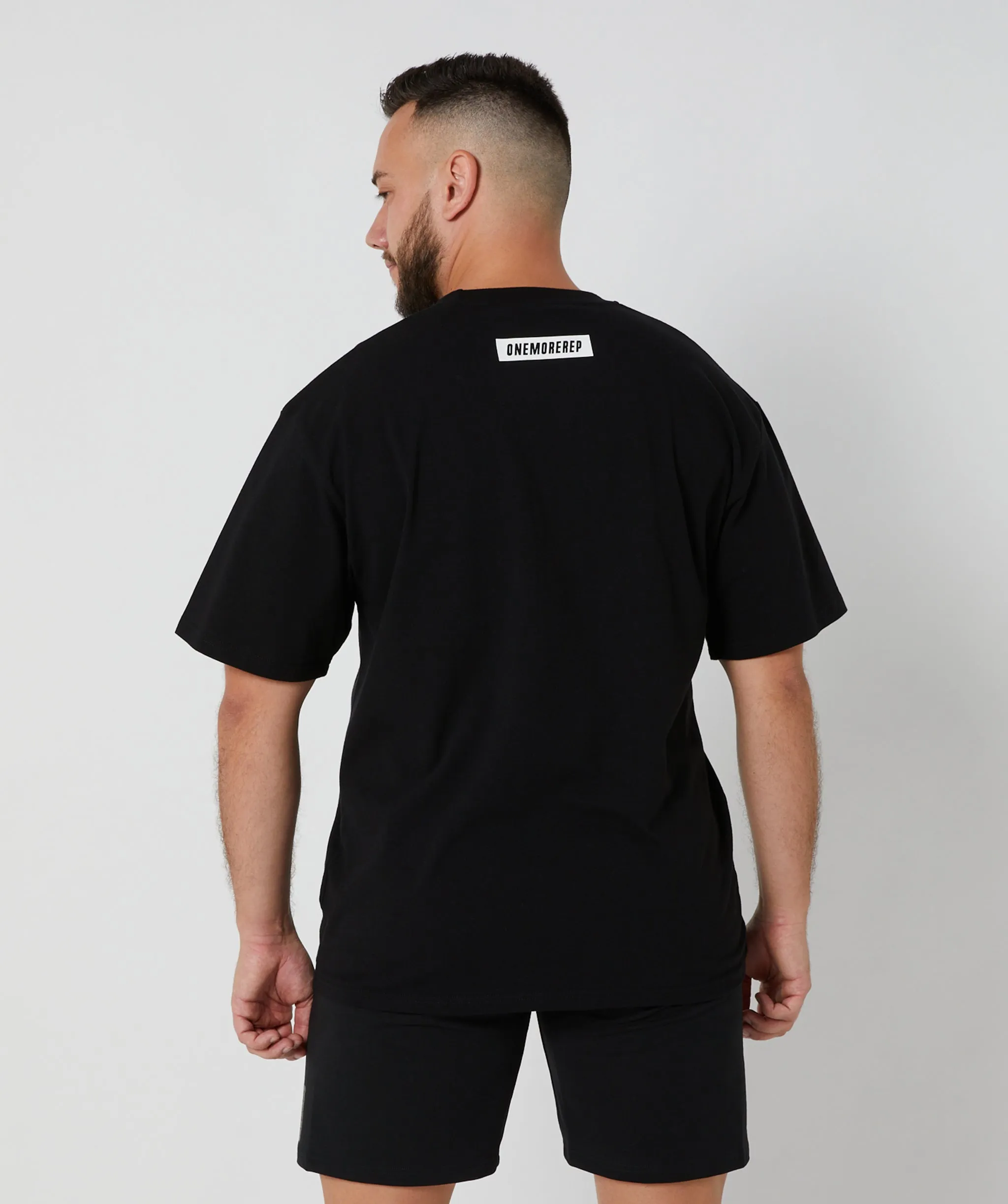 Oversized Apex Tee Black/White
