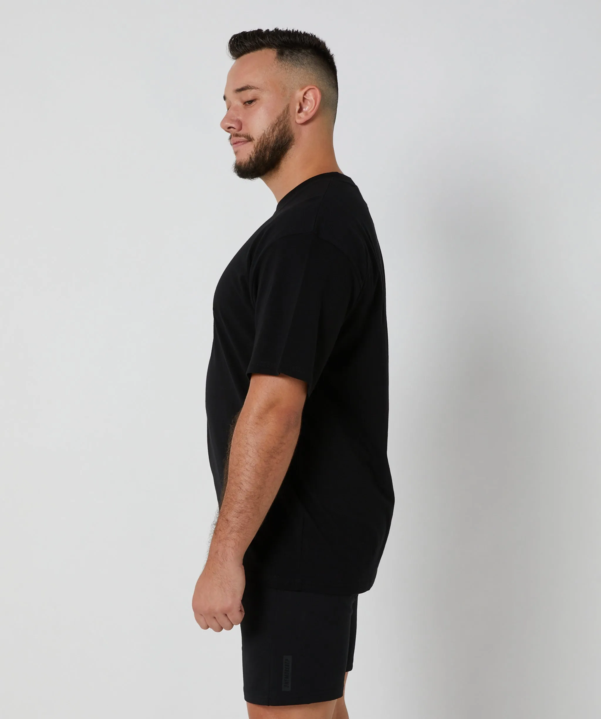 Oversized Apex Tee Black/White