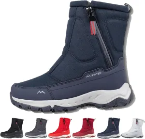 Sawbehind Winter Boots, Sawbehind Snow Boots,Waterproof Winter Shoes, Anti-Slip Lightweight Ankle Boot, All-Day Comfort Insulated Snow Boots
