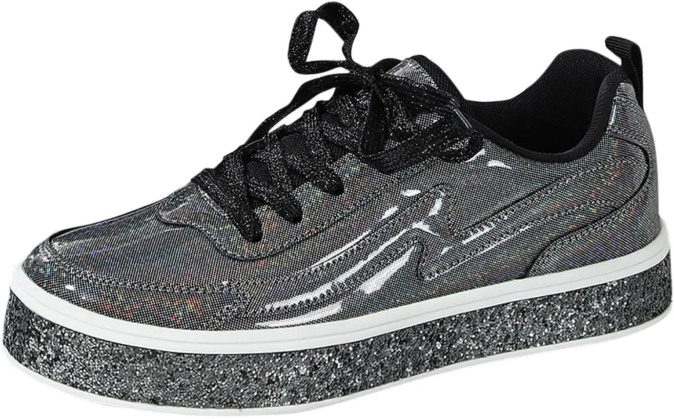 Slip on Walking Shoes Women Dressy PU Leather Non Slip Running Shoes Wide Width Breathable Sports Workout Tennis Shoes Lightweight Fashion Sneakers