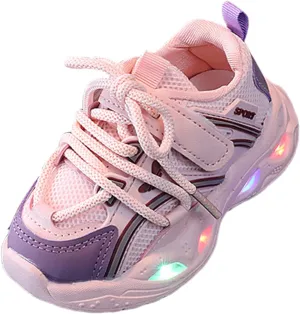 Toddler Girl Light Up Shoes Casual Children Shoes Boys Lac Up Mesh Lightweight Casual Sneaker Luminous Shoes