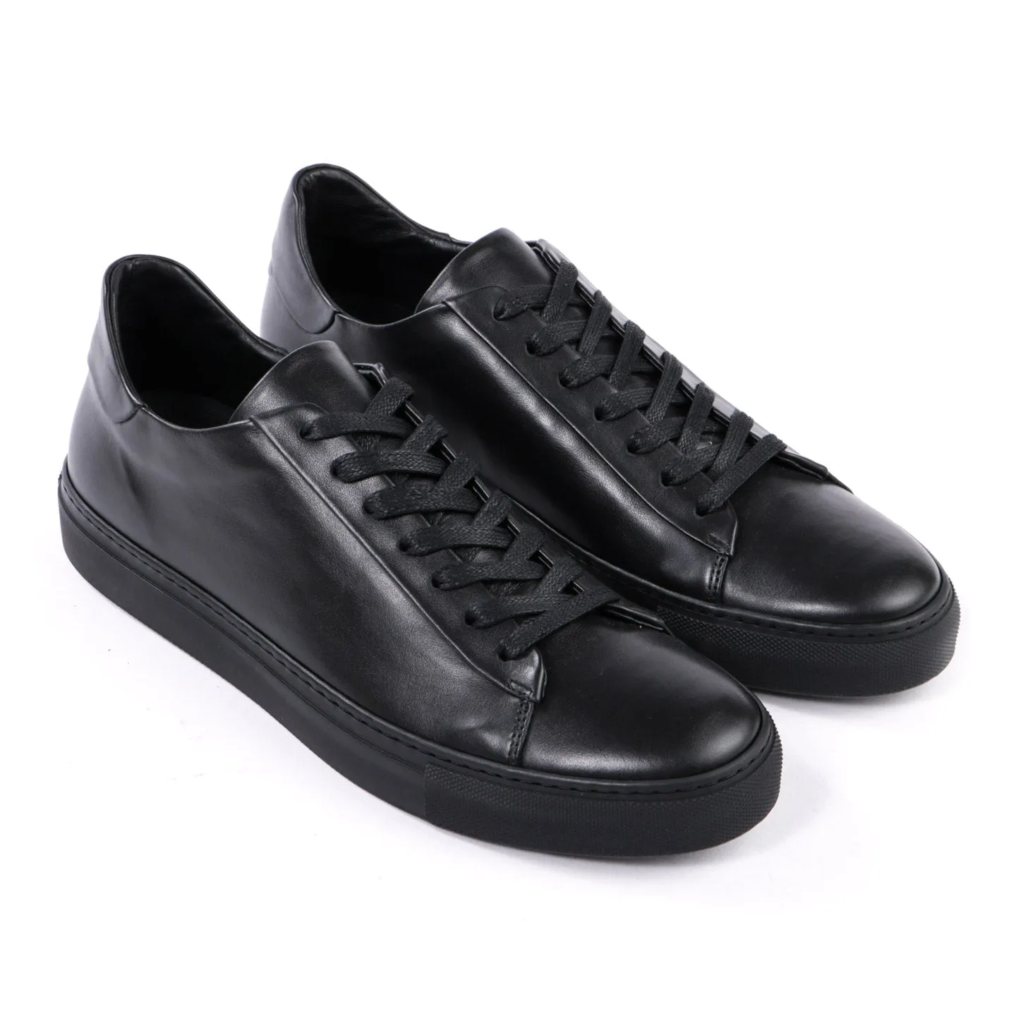 WINGS   HORNS COURT LOW SOFTY LEATHER BLACK / BLACK