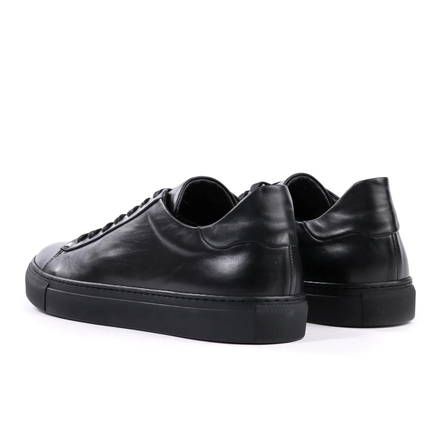 WINGS   HORNS COURT LOW SOFTY LEATHER BLACK / BLACK